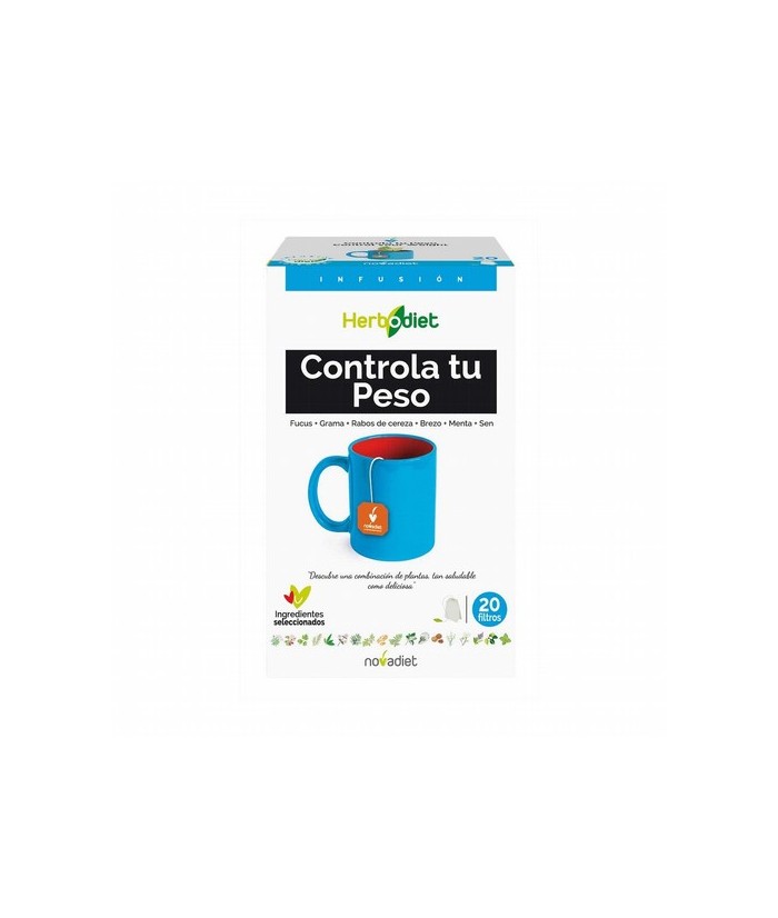 Ingredientes
Fucus, talo (25,8%); Grama de las Boticas, rizoma (25,8%); Cereza, rabos (12,9%); Brezo, sumidad florida (12,9%);