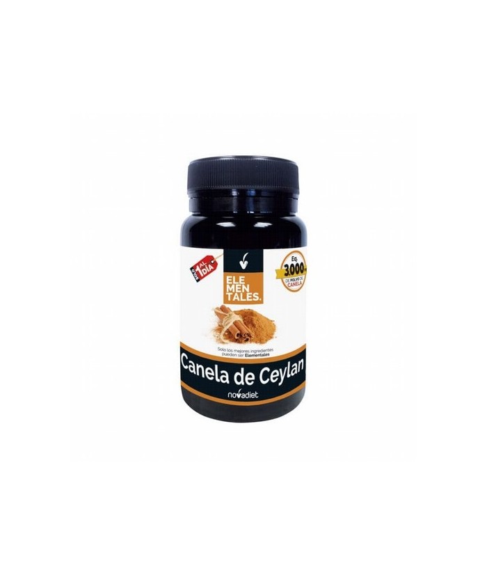 Ingredientes
Canela de Ceylan (Cinnamomum zeylanicum, corteza, E.S., ratio 5:1), Agente de carga (celulosa microcristalina), A