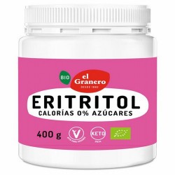 
ERITRITOL BIO, 400 g
Ref. 019193

Ingredientes: eritritol*.
(*)=De cultivo ecológico.