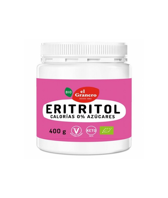 
ERITRITOL BIO, 400 g
Ref. 019193

Ingredientes: eritritol*.
(*)=De cultivo ecológico.