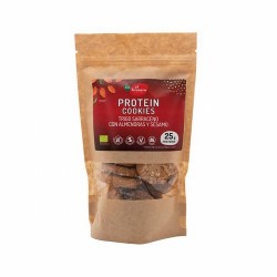 GALLETAS COOKIES PROTEIN ALMENRA Y SESAMO BIO, 130 g
Ref. 019191

Ingredientes: harina de trigo sarraceno integral* (27%), p