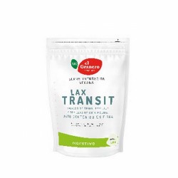 LAX - TRANSIT (SALVADO DE TRIGO, PSYLLIUM Y CHIA) BIO, 150 g
Ref. 014114

Ingredientes: salvado de trigo* 90%, cubierta de l