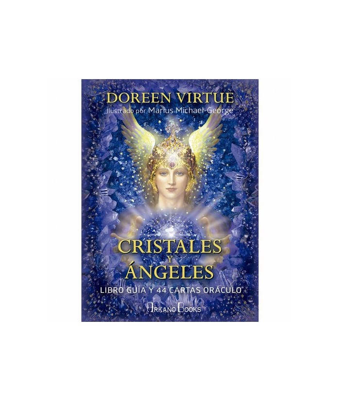 MS.ORACULO CRISTALES Y ANGELES + LIBRO.