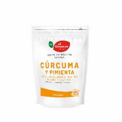 CURCUMA Y PIMIENTA BIO, 200 g
Ref. 014100

Ingredientes: cúrcuma rizoma polvo* 95% (Cúrcuma longa L.), pimienta negra fruto 