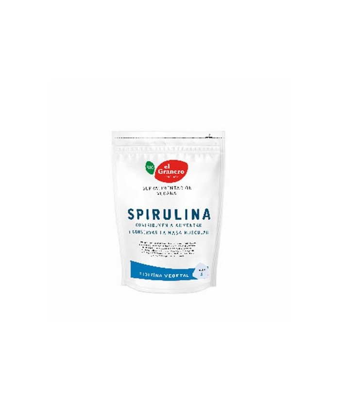 
SPIRULINA BIO, 200 g
Ref. 015876

Ingredientes: alga espirulina* (Arthrospira platensis). Puede contener trazas de gluten,