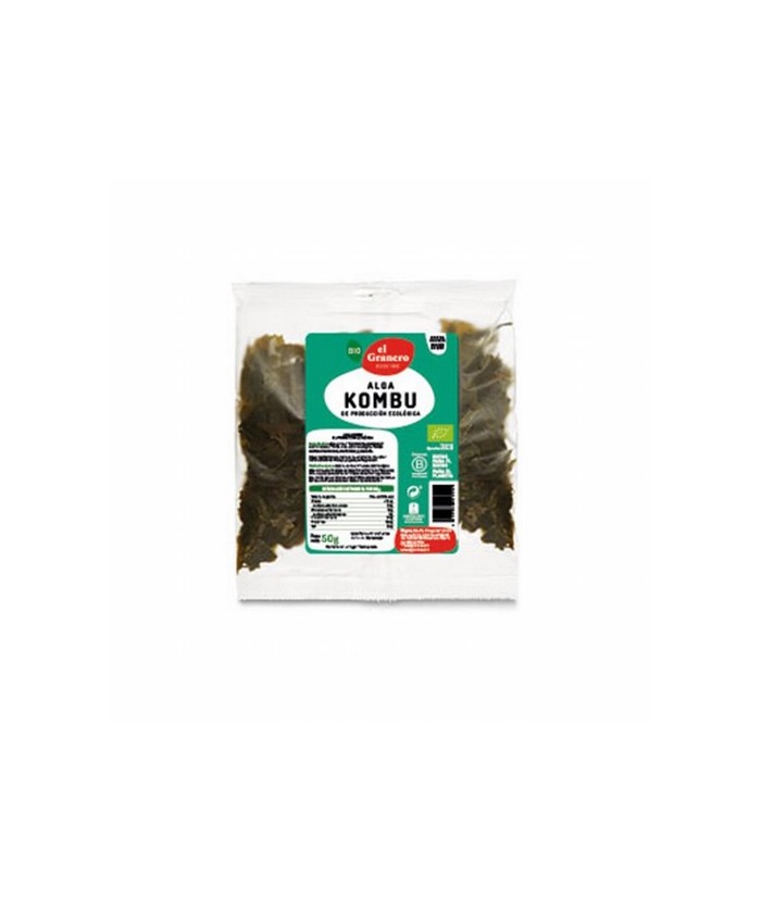 
ALGA KOMBU BIO, 50 g
Ref. 012625

Ingredientes: alga kombu deshidratada*. Puede contener trazas de pescado, crustáceos y m