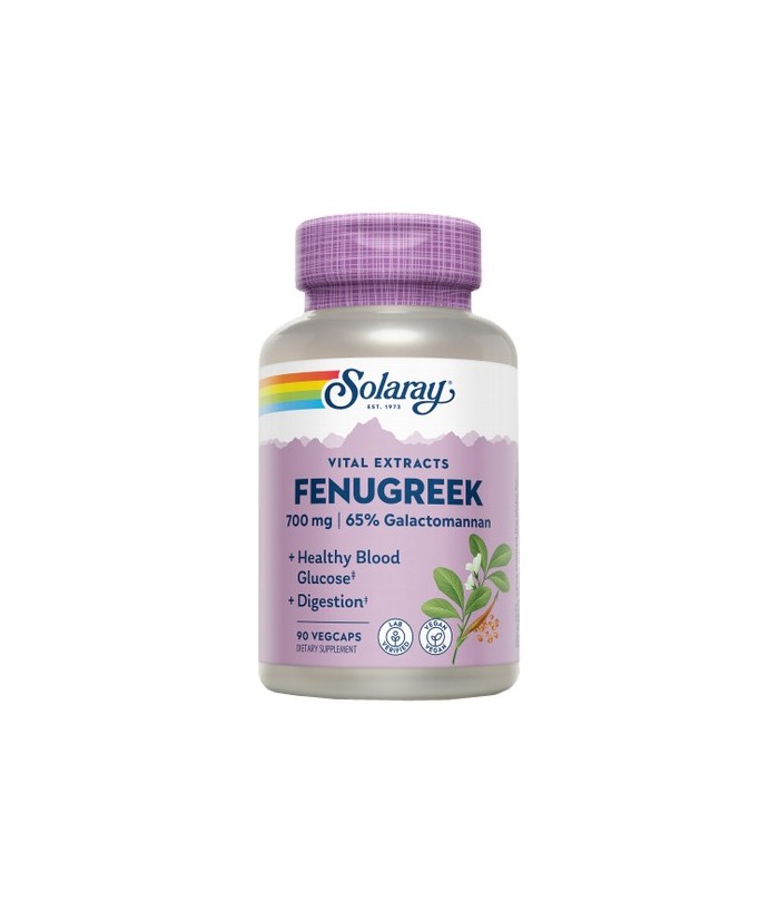 Fenugreek (Fenogreco)-90 VegCaps. Apto Para Veganos
REF.3416
CONTENIDO MEDIO (POR VEGCAP)
Fenogreco (Trigonella foenum-graec