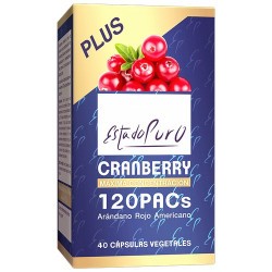 Complemento alimenticio a base de extracto seco concentrado del fruto de arándano americano Cranberry (Vaccinium macrocarpon) e