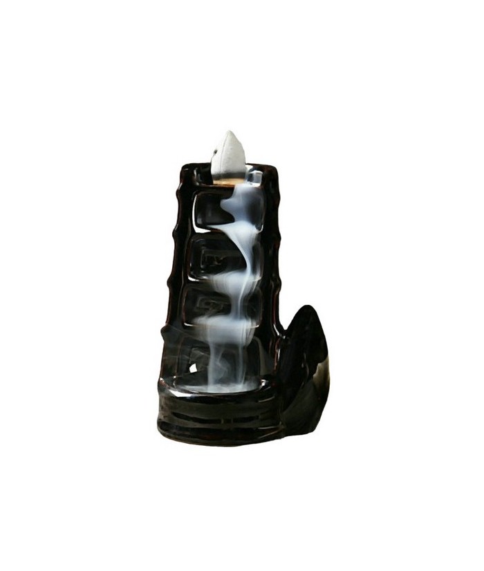 Para conos o palos perforados
Altura: 10,5 cm
Ancho: 7 cm

Compatible con conos de reflujo para un uso óptimo o con inciens