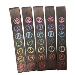 Porta incienso de madera de mango 25 cm.
Pack 5 unidades indivisible.