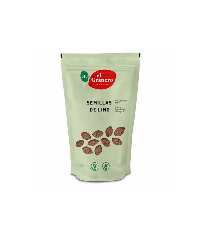 Ingredientes: semillas de lino dorado*. Puede contener trazas de soja, sésamo y frutos de cáscara.
(*)=De cultivo ecológico.