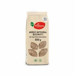 ARROZ INTEGRAL BASMATI BIO, 500 g
Ref. 011847

Ingredientes: arroz integral basmati*. Puede contener trazas de gluten, sésam