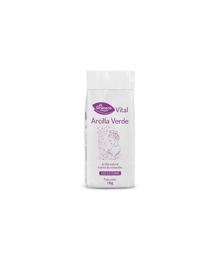 
ARCILLA VERDE EN POLVO, 1 Kg
Ref. 016503

Ingredientes: CLAY (arcilla verde).