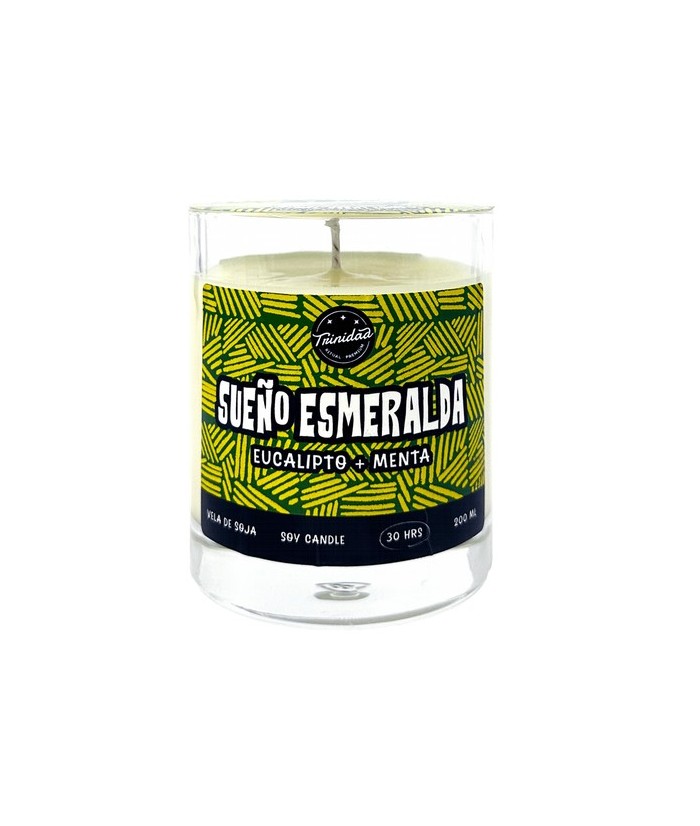 TRI.VELA VASO SUEÑO ESMERALDA 200 ML.
