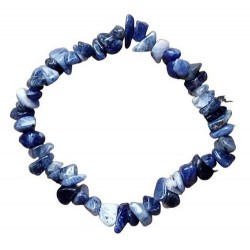 Pulsera Chip Sodalita.

Presentada en jinete de cartón con nombre de mineral y su propiedad.