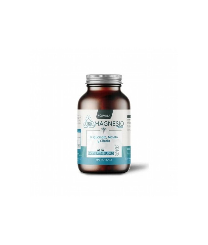 Triple Magnesio Fórmula es un complemento alimenticio a base de magnesio con alta biodisponibilidad y vitamina B6. La sinergia 