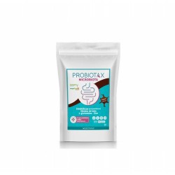 Probiotax Microbiota Sabor Cacao (30 dosis) es un complemento alimenticio cuidadosamente formulado para promover la diversidad 