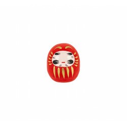 Daruma, Daruma: hago un propósito y te pinto un ojo. Cuando lo haya cumplido, te pintaré el otro.
El Daruma rojo es el más p