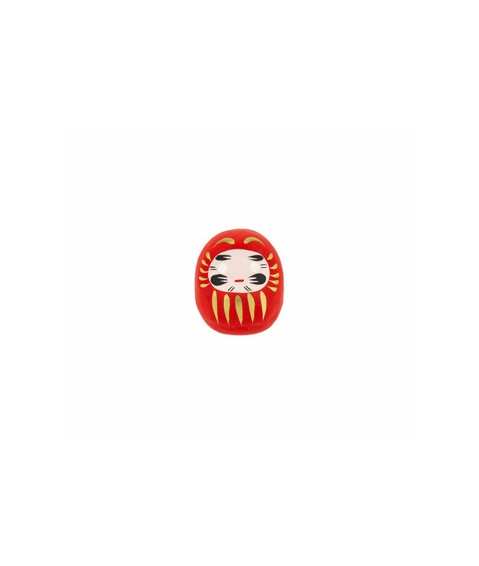 Daruma, Daruma: hago un propósito y te pinto un ojo. Cuando lo haya cumplido, te pintaré el otro.
El Daruma rojo es el más p
