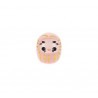 Daruma, Daruma: hago un propósito y te pinto un ojo. Cuando lo haya cumplido, te pintaré el otro.
El Daruma rosa se utiliza 