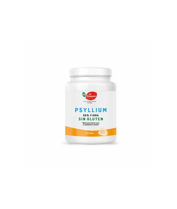 PSYLLIUM SIN GLUTEN BIO, 400 g
Ref. 014119

Ingredientes: cubierta de la semilla de psyllium molida* (Plantago ovata). Puede