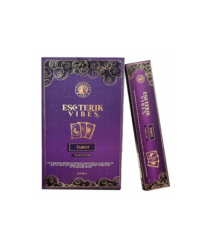 Caja de 12 paquetes de 15g
TAROT: Inspirado en los arcanos mayores y menores. Cuidadosamente elaborado para evocar energías mí