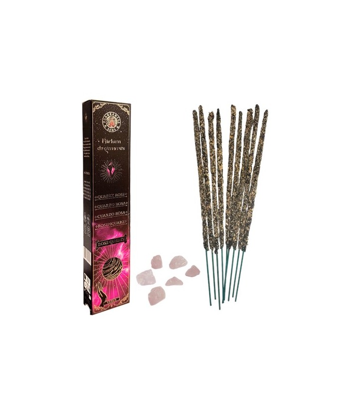 IN.PARFUM GEMS CUARZO ROSA 20 GR.INCIENSO