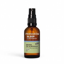 Diseñada para facilitar conciliar el sueño, la bruma de Almohada SLEEP con Aceite Esencial BIO de Manzanilla noble BIO ofrece a