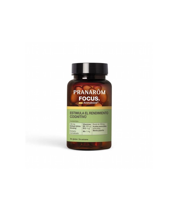 Diseñado para ayudar a estimular el rendimiento cognitivo y físico, Aromaboost FOCUS ofrece un apoyo duradero para mejorar la m