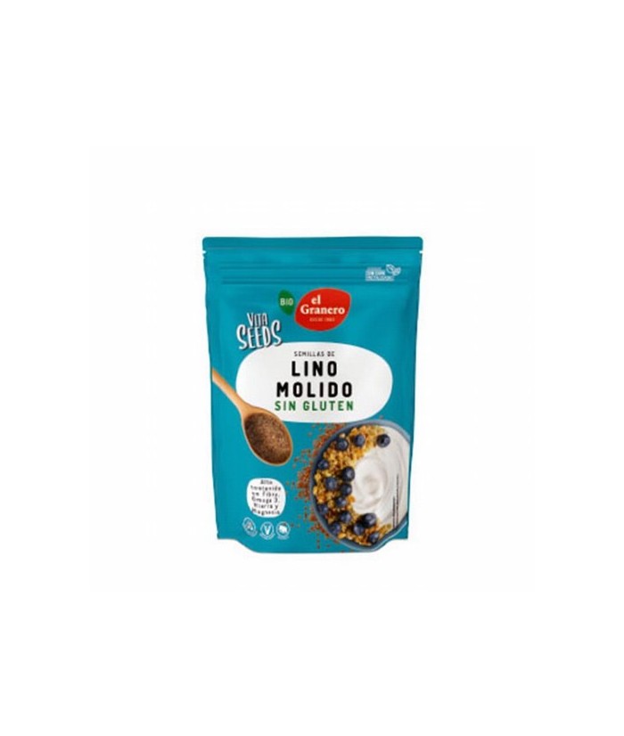 VITASEEDS LINO MOLIDO BIO, 300 g
Ref. 019117

Ingredientes: semillas de lino marrón* molidas (Linum usitatissimum). Puede co
