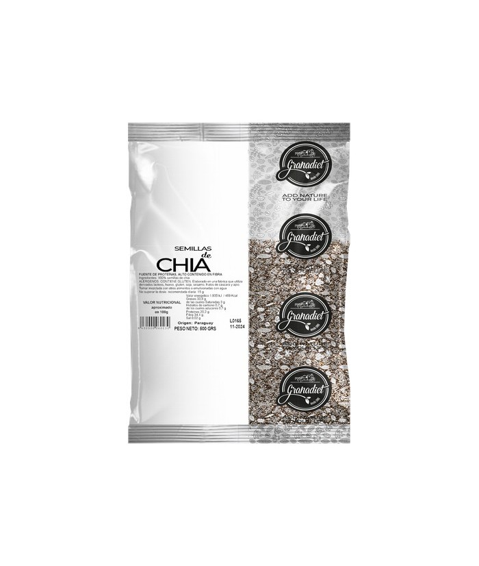 GR.CHIA SEMILLA BOLSA 500 GR.