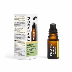 Diseñado para potenciar la concentración y mejorar la memoria, el roll-on olfativo FOCUS con aceites esenciales ofrece un apoyo