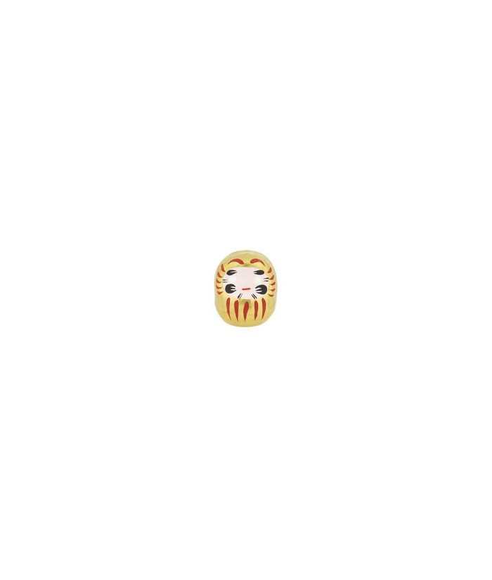 Daruma, Daruma: hago un propósito y te pinto un ojo. Cuando lo haya cumplido, te pintaré el otro.
El Daruma dorado se utiliz