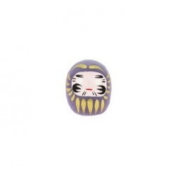 Daruma, Daruma: hago un propósito y te pinto un ojo. Cuando lo haya cumplido, te pintaré el otro.
El Daruma violeta se utili