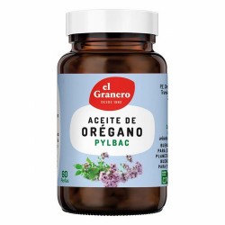 ACEITE DE OREGANO ESPAÑOL (PYLBAC), 60 PER. 700 mg
Ref. 013217

Ingredientes: aceite de frutos de olivo (Olea europaea L.), 