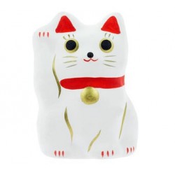 Simbolismo de Maneki Neko
En Japón, el gato que saluda trae buena suerte, felicidad y prosperidad. Del japonés Maneki invitar