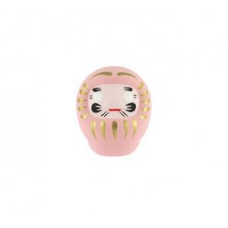 Daruma, Daruma: hago un propósito y te pinto un ojo. Cuando lo haya cumplido, te pintaré el otro.
El Daruma rosa se utiliza 