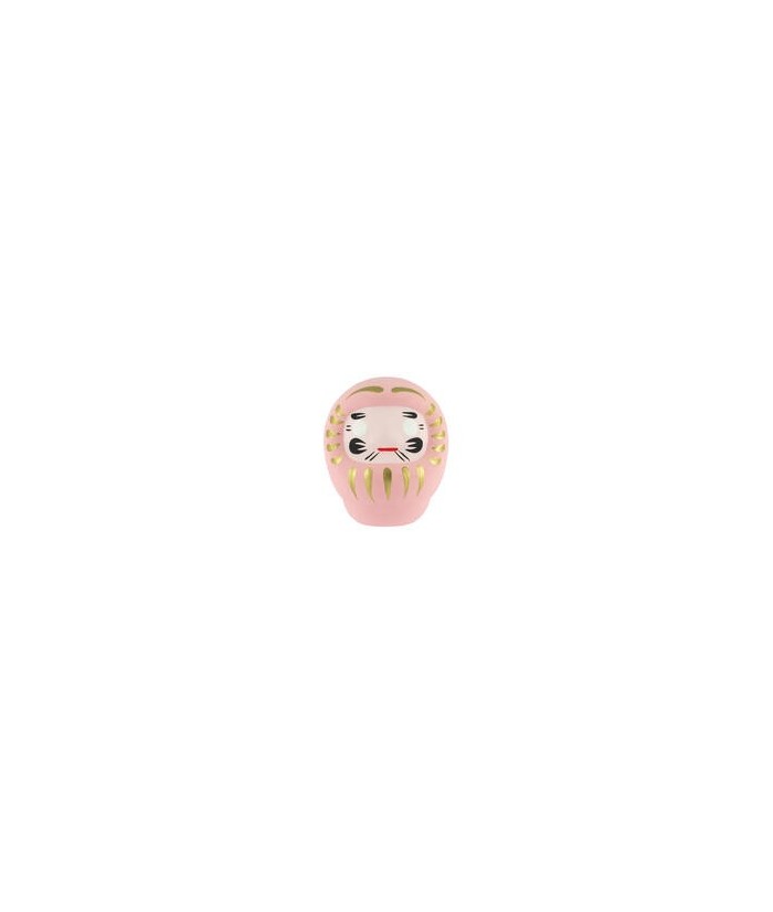 Daruma, Daruma: hago un propósito y te pinto un ojo. Cuando lo haya cumplido, te pintaré el otro.
El Daruma rosa se utiliza 