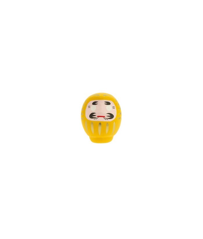 Daruma, Daruma: hago un propósito y te pinto un ojo. Cuando lo haya cumplido, te pintaré el otro.
Uno recurre al Daruma amari