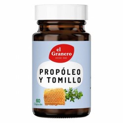
PROPOLEO + TOMILLO, 60 CAP., 460 mg
Ref. 019206

Ingredientes: extracto seco de propóleo, agente de recubrimiento: hidroxi