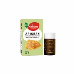 APIGRAN JALEA REAL BIO (F), 20 g
Ref. 013812

Ingredientes: jalea real* fresca.
(*)=De cultivo ecológico.