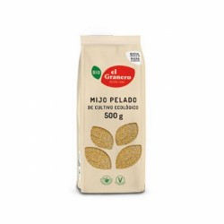 MIJO PELADO BIO, 500 g
Ref. 011820

Ingredientes: mijo pelado*. Puede contener trazas de gluten, sésamo, soja y frutos secos