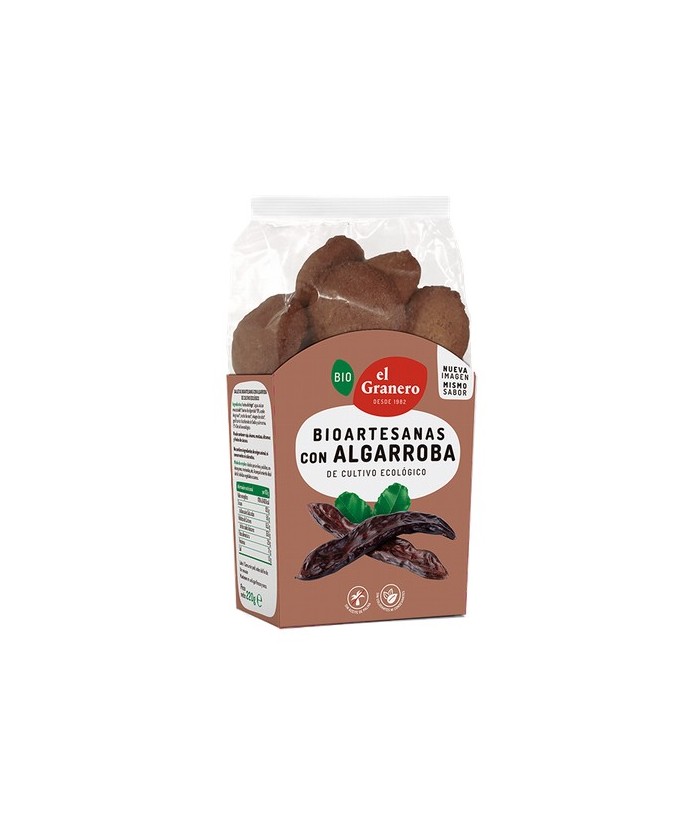 EG.GALLETA ARTESANA ALGARROBA BIO 220 GR.