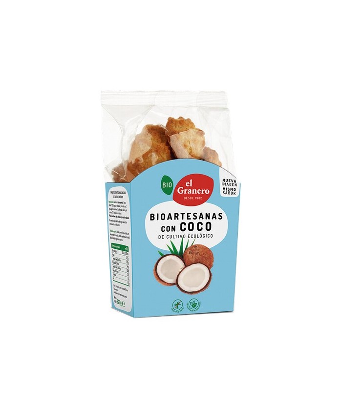 EG.GALLETA ARTESANA TRIGO ESPELTA COCO BIO 220 GR.