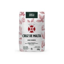 Yerba Mate Cruz Malta 500 gr
Ahora Cruz de Malta tiene Hojas más Grandes, que hacen que su sabor dure más mates, debido a que 