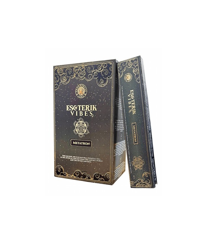 Caja de 12 paquetes de 15g
METATRON : Inspirado en la presencia arquetípica del arcángel Metatrón. Esta fragancia sagrada te l