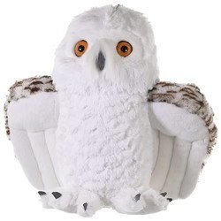Llévate a casa la encantadora belleza de la naturaleza nevada con el búho nival Cuddlekins de Wild Republic. Este compañero de 