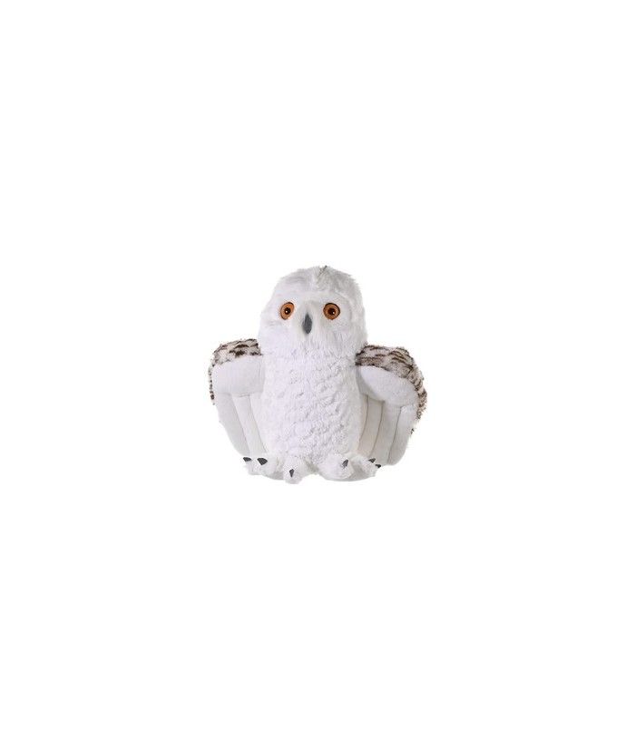 Llévate a casa la encantadora belleza de la naturaleza nevada con el búho nival Cuddlekins de Wild Republic. Este compañero de 