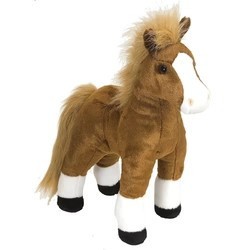 Experimente la alegría del juego ecuestre con nuestro Caballo Marrón de Pie Cuddlekins de Wild Republic. Este juguete de peluch