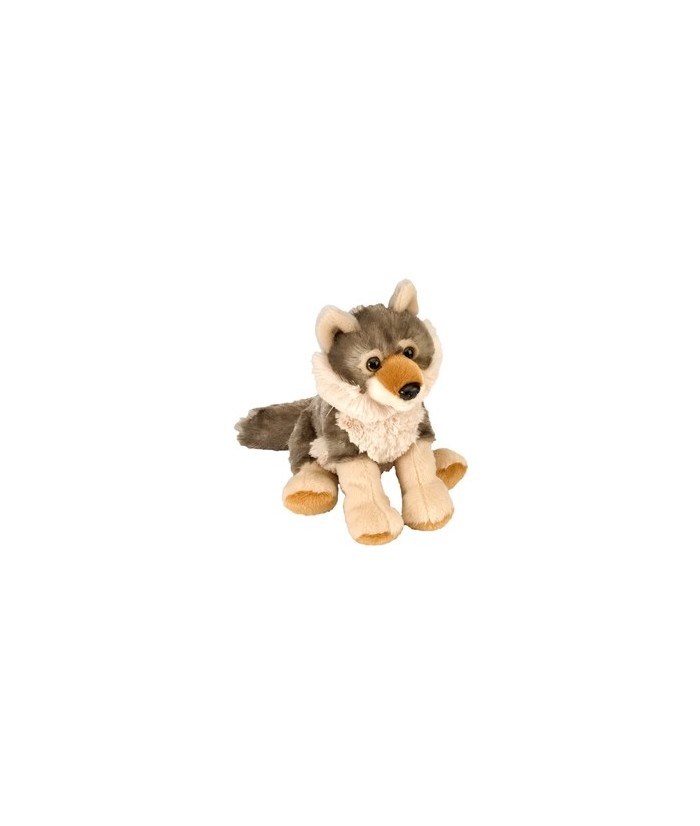 Lleva el espíritu de la naturaleza a tu hogar con el Cuddlekins Mini Wolf de Wild Republic. Este adorable animal de peluche cap